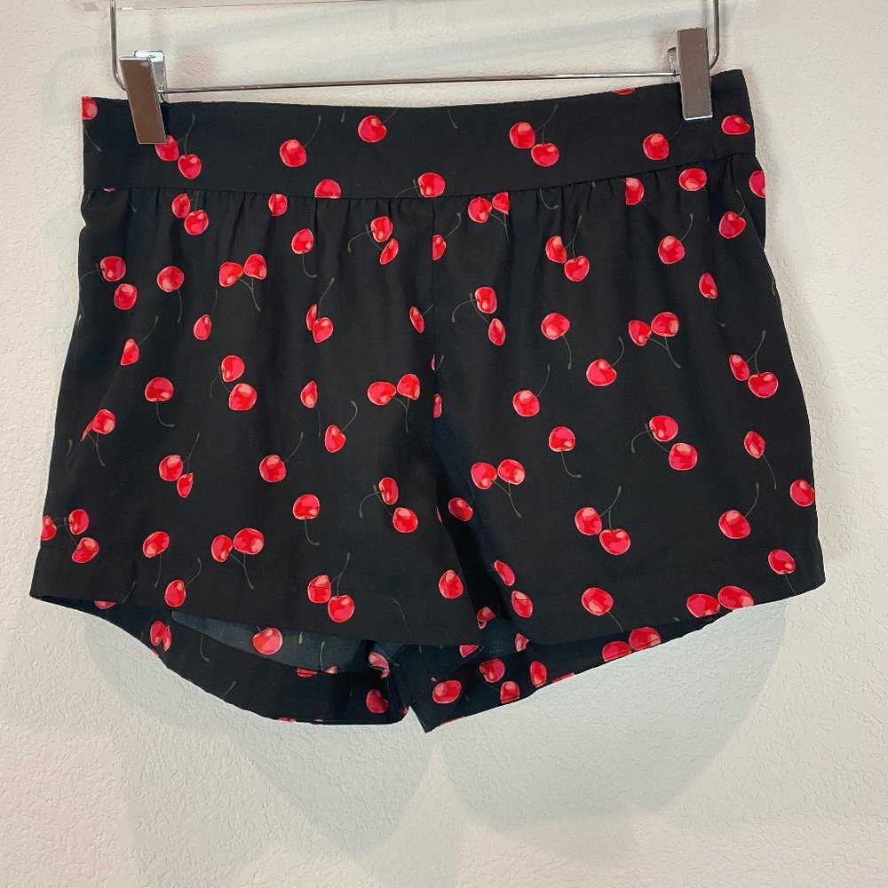 Cherry Print Soft Shorts